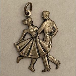 1960’s Vintage Sterling MK Dancing Couple Charm